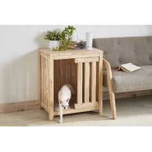 Cheska Pet Hut Side Table with Cushion